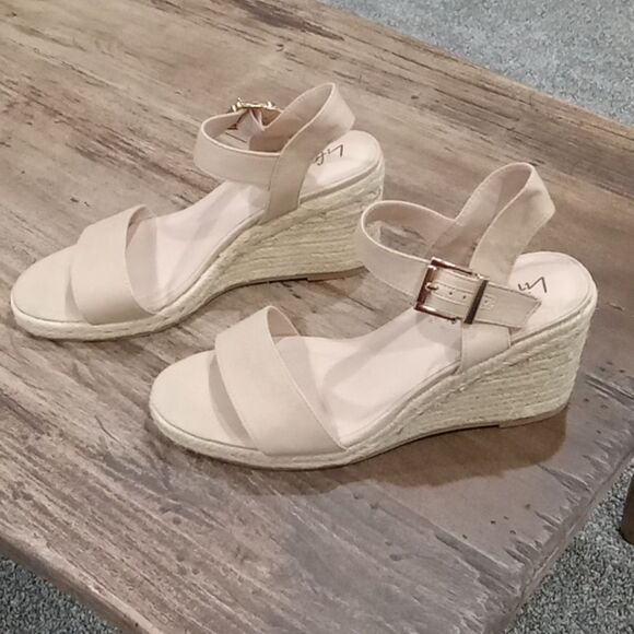 Lifestride Flex Velocity 2.0 Tango Espadrille Open Toe 3" Wedge Size 11 NWT - Picture 4 of 7